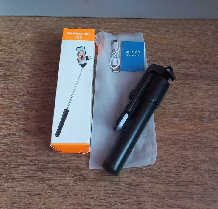 Селфі-палиця для телефону, штатив, Bluetooth-пульт ДК з підсвічуванням