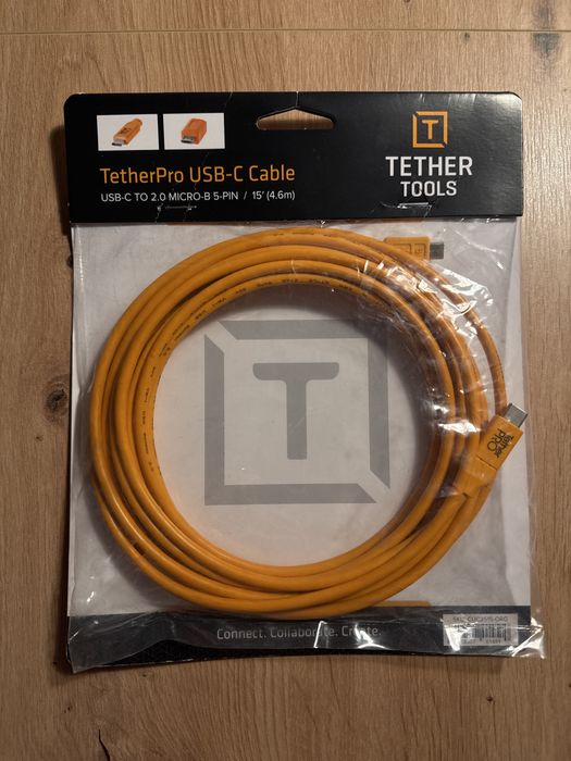 Cavo USB Tether Tools TetherPro USB 3.0 A/Micro B 4,6m orange