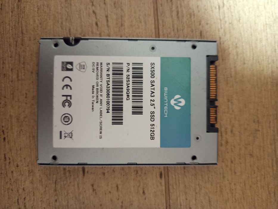 Ssd 512GB Sata disk