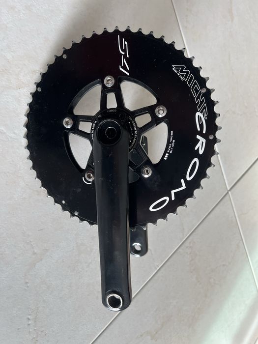 Pedivela titanium 165 mm shimano eixo 24mm