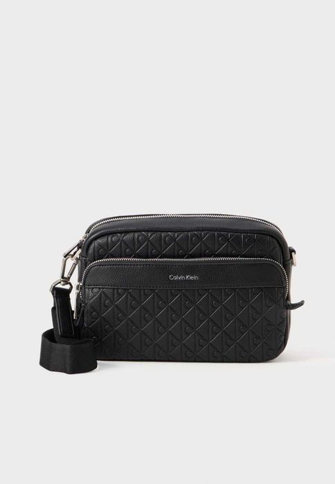 100% ОРИГІНАЛ Calvin Klein monogram crossbody NEW сумка чорна