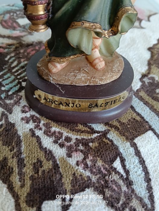 Estátua Arcanjo Saltiel Marfinite
