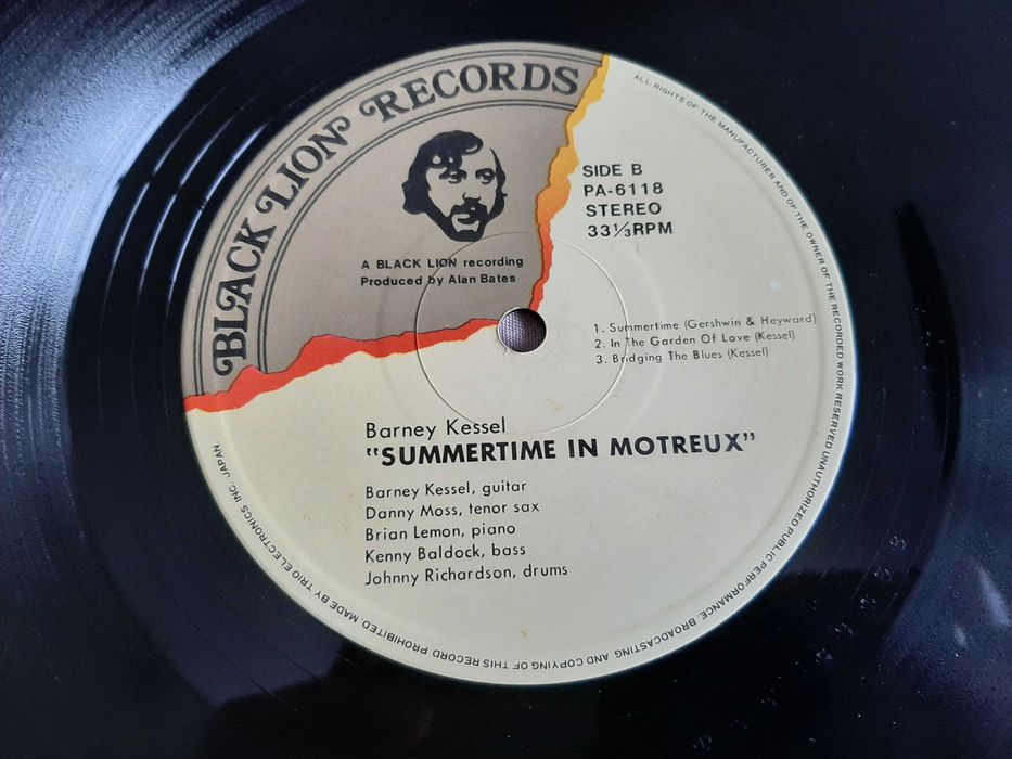Barney Kessel - Summertime In Montreux - Japão - Vinil LP