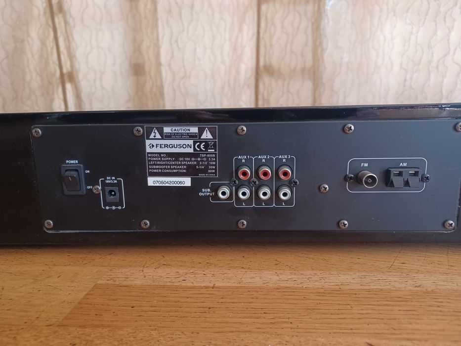 Soundbar FERGUSON TSP 800B z pilotem