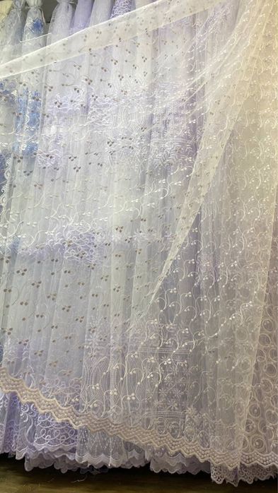 Дешеві тюль фатин в спальню опт штори дорогі тюль