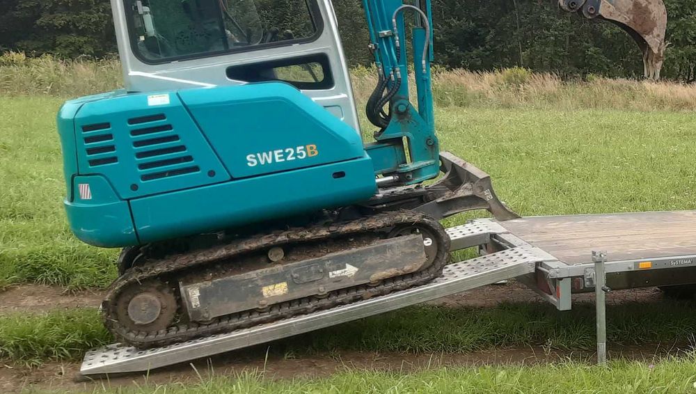 Najazdy Aluminiowe 2,5m x 40cm - 2,7T. dla Koparki Podjazdy 2szt