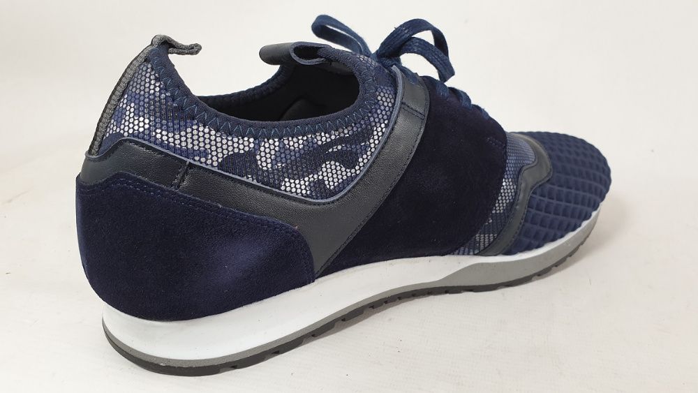 LUCIANO PARTELLI skórzane nowe ADIDASY męskie R 42