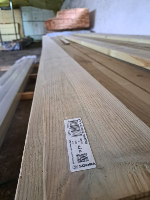 Deska  szwedzka NTR impregnowana ciśnieniowo