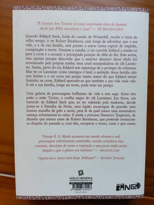 As Crónicas de Gelo e Fogo - Livro 1: A Guerra dos Tronos