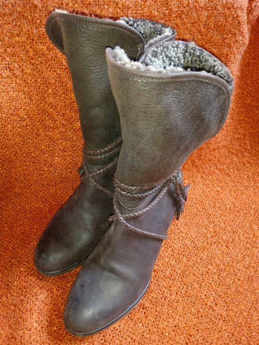 Oryginalne kozaki z mięciutkiej skóry naturalnej