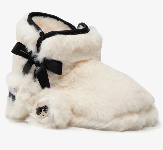 KARL LAGERFELD Kapcie KL40240 Beżowy rozmiar 39-40 Roz M