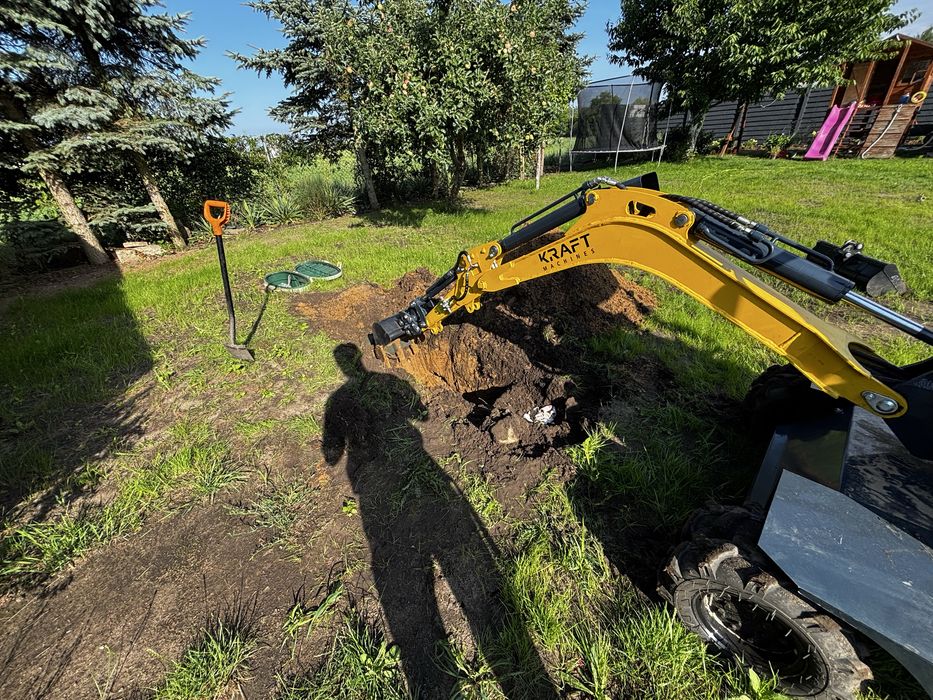 Usługi minikoparką - różne