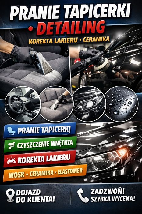 Pranie tapicerki | Detailing | Ceramika