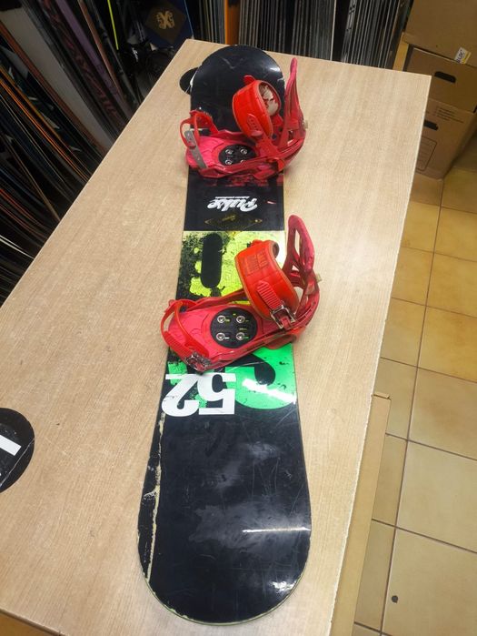 Salomon pulse 152 cm z wiązaniami