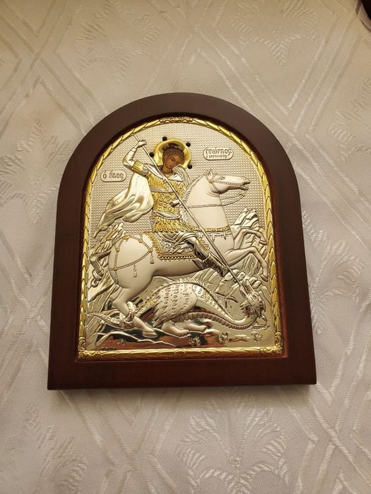 Икона греческая серебро