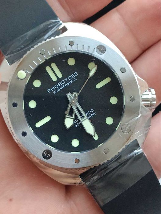 Годинник дайвер PHORCYDES PH-1 45mm WR 500M NH35A