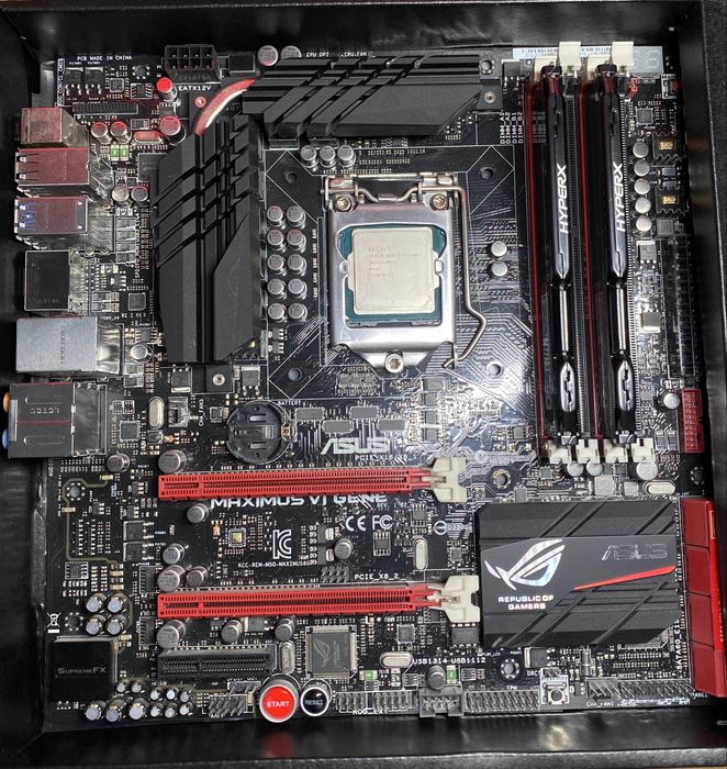 Комплект Xeon E3-1240 V3, Asus Maximus VI Gene, DDR3 32 Gb