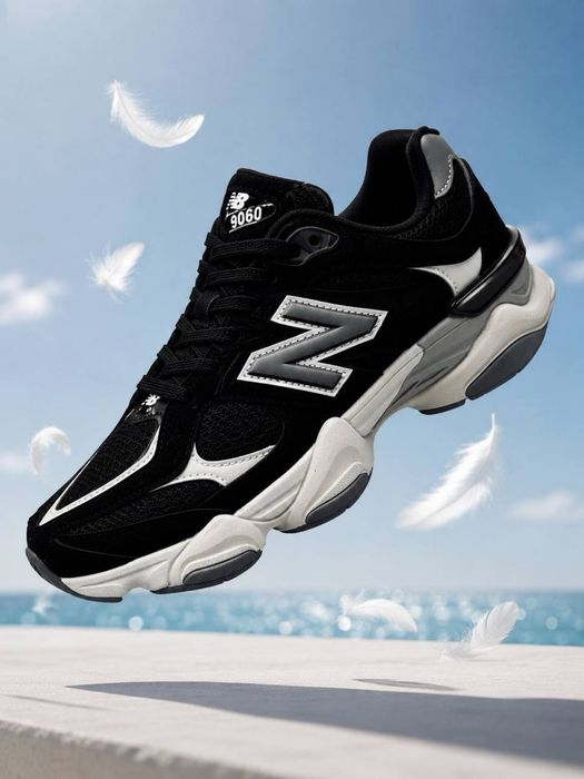 Кросовки New Balance 9060 все размеры Новинка 2026 ТОП ! Лучшая цена! New Balance 9060 ! Черные нью беланс 9069 ! Красовки ньюбеланс! Нюбики на  осень