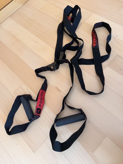 Fitas de suspensao marca  Domyos + suporte teto