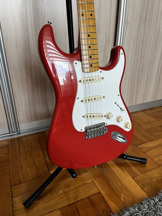 Fender Classic Series 50s Stratocaster Fiesta Red 2010 MiM + hard case