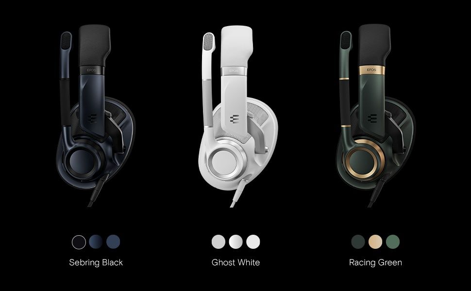 Sennheiser EPOS H6PRO Open Black Green White навушники гарнітура