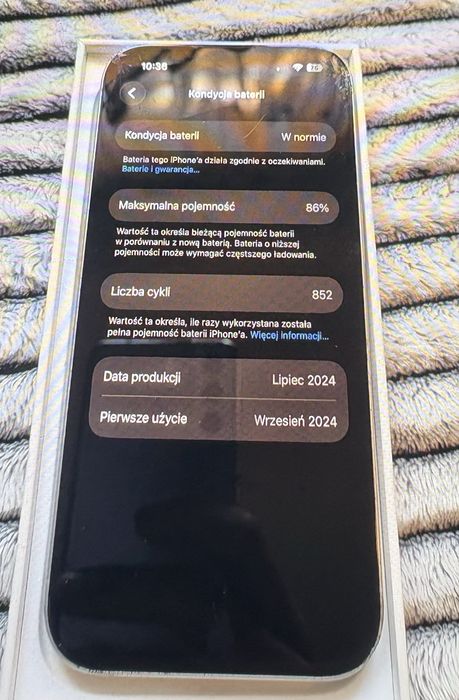 Iphone 16 biały 128 gb