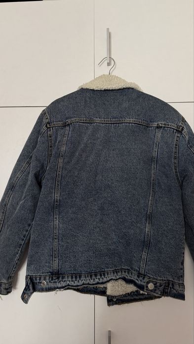 Джинсова куртка тепла bershka чоловіча