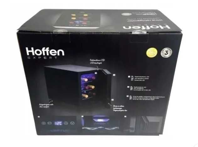 NOWA Lodówka na wino 30W pojemność 6 butelek - Hoffen - Warszawa OPIS!