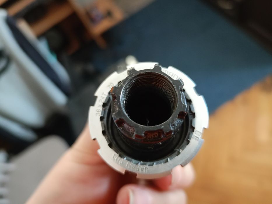 Wkład suportu Shimano bb-5500 70mm 36x24T 118.5mm