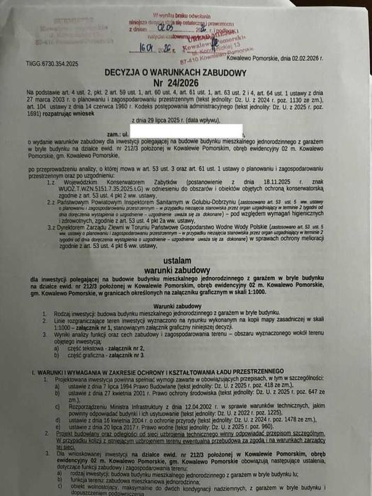 działka budowlana 886 m², Kowalewo Pomorskie z warunkami zabudowy - Widok 5