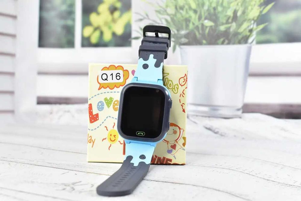 Дитячий годинник Smart Baby Watch Q16 Голубий