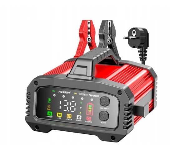 Prostownik FOXSUR FPT-250 12V/24V 25A