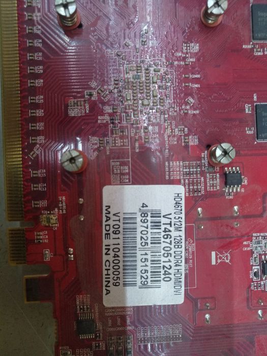 Видеокарта 512M DDR4