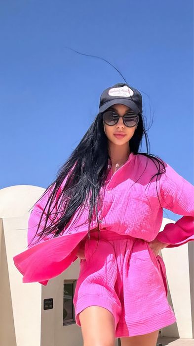 Літній пляжний комплект: сорочка + шорти