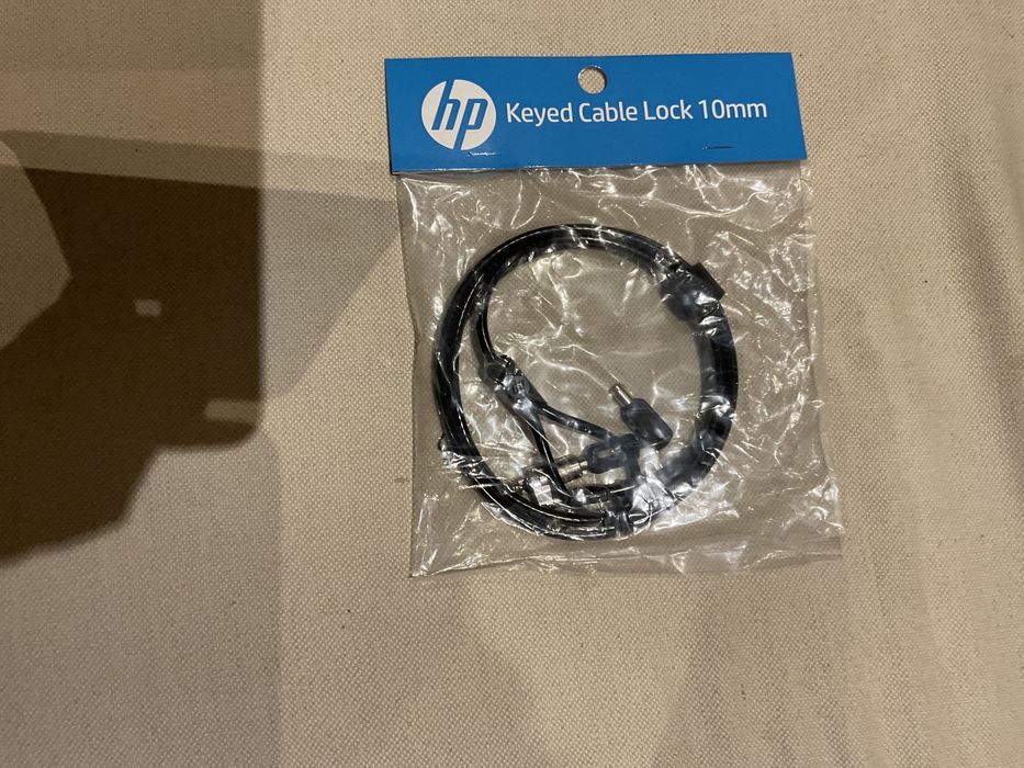 Hp cabo cadeado 10mm - T1A62AA novo