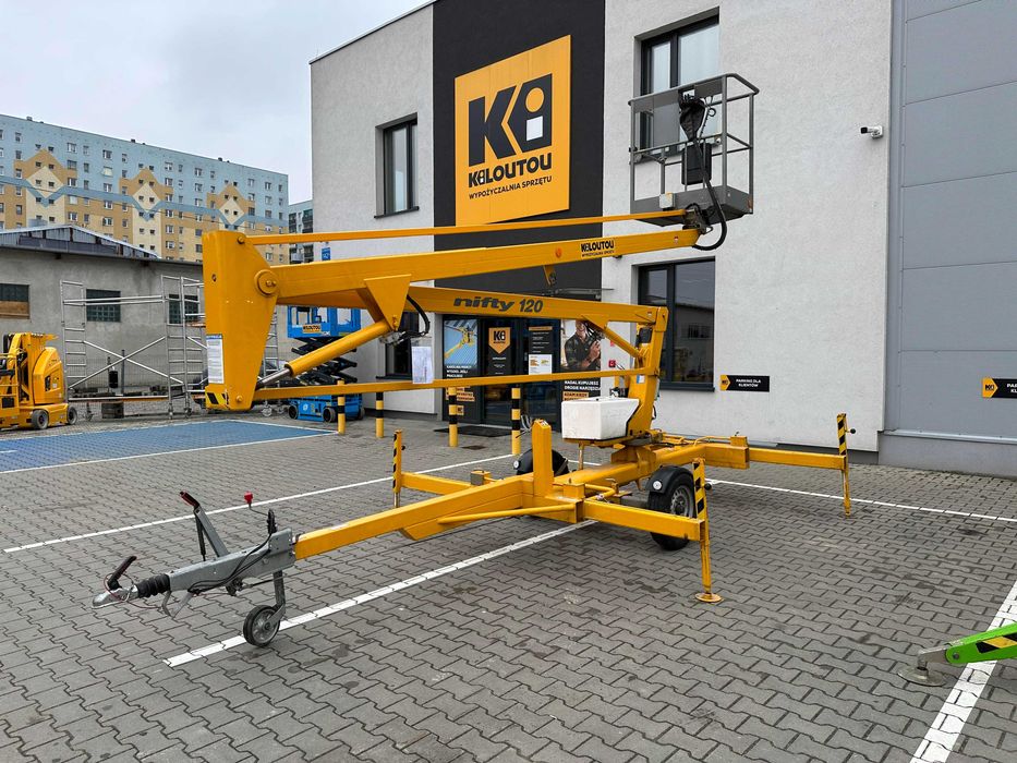 Podnośnik przegubowy - holowany WYNAJEM