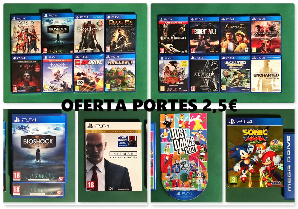 PLAYSTATION 4 PS4 [desde 10€] Assassins Bloodborne Deus Diablo Minecraft Resident Tekken Uncharted