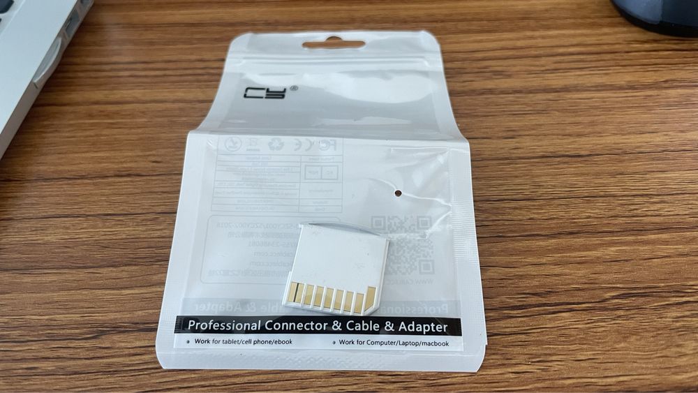 Adaptador de cartão TF micro-SD para macbook