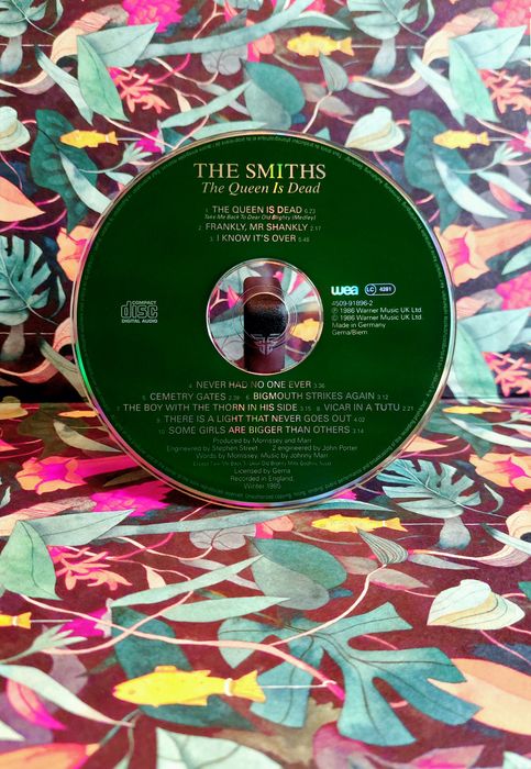 The Smiths THE QUEEN IS DEAD CD 1986 Morrissey meat is murder rank louder than bombs