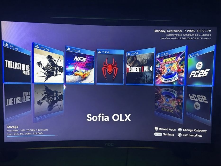 PS4 slim 12.02 1TB desbloqueada + 2 comandos
