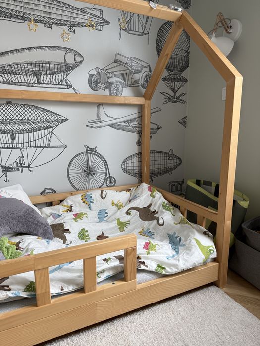 Łóżeczko Montessori domek