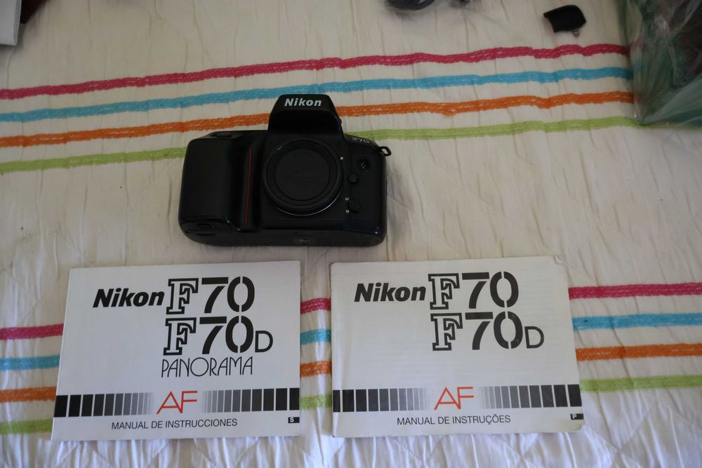Máquina Fotografica Nikon F-70, usada