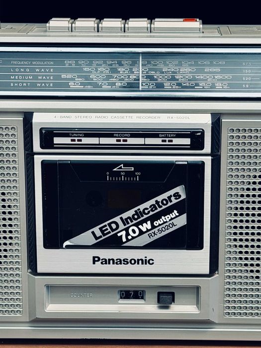 ‼️РАСПРОДАЖА‼️ Panasonic RX-5020L бумбокс 80-х LED VU RCA ВИДЕО