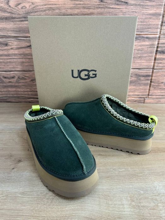 Уггі жіночі UGG TAZZ на платформі натуральна вовна угги