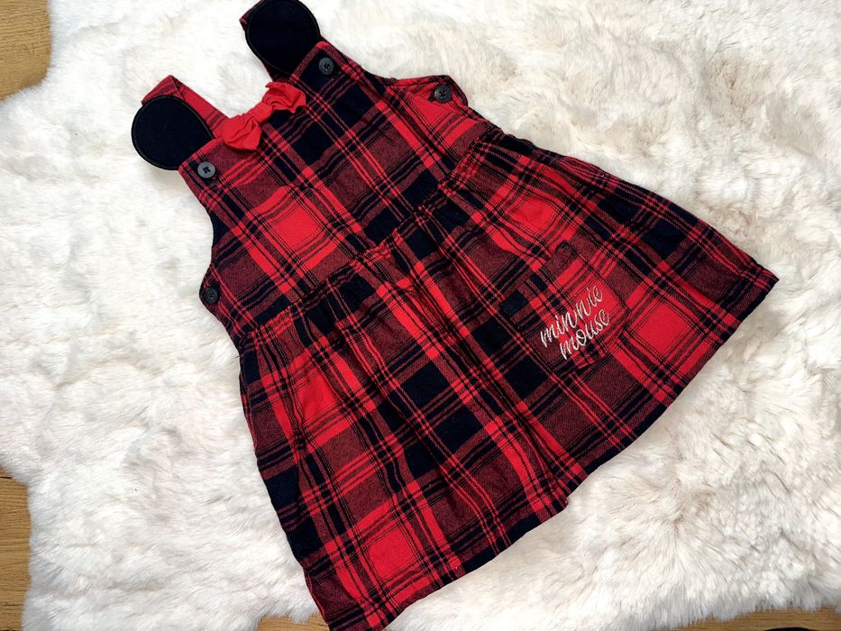 Disney sukienka na szelki 12-18 mięs