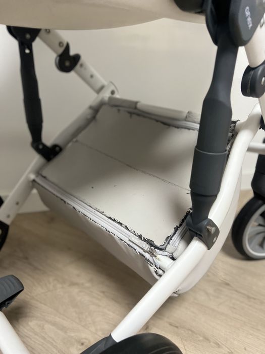 Wózek anex m type szaro-bialy 2w1