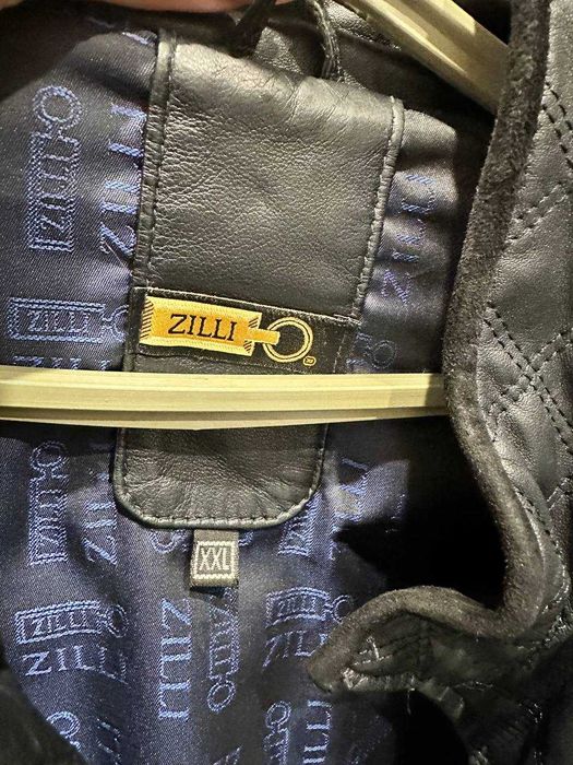 Демісезонна чоловіча куртка з натуральної шкіри, розмір XXL