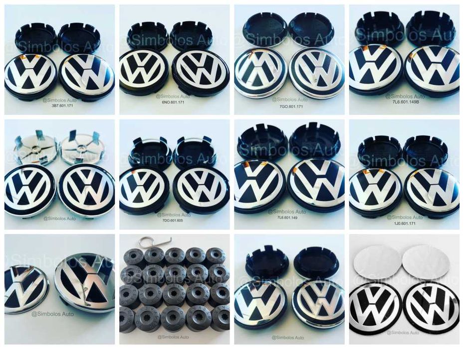 Centros de Jante | Audi VW Mercedes Tesla Citroen Renault Fiat Bmw Oz