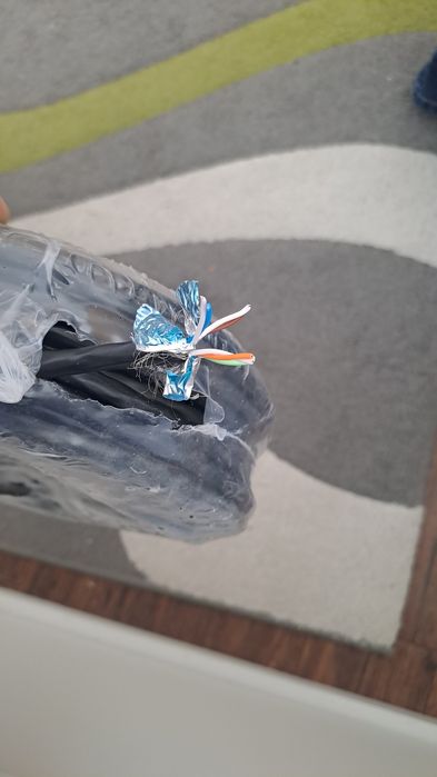 Мережевий кабель HB-DIGITAL 25 м. і 50 м. CAT 7 Зовнішній кабель LAN М