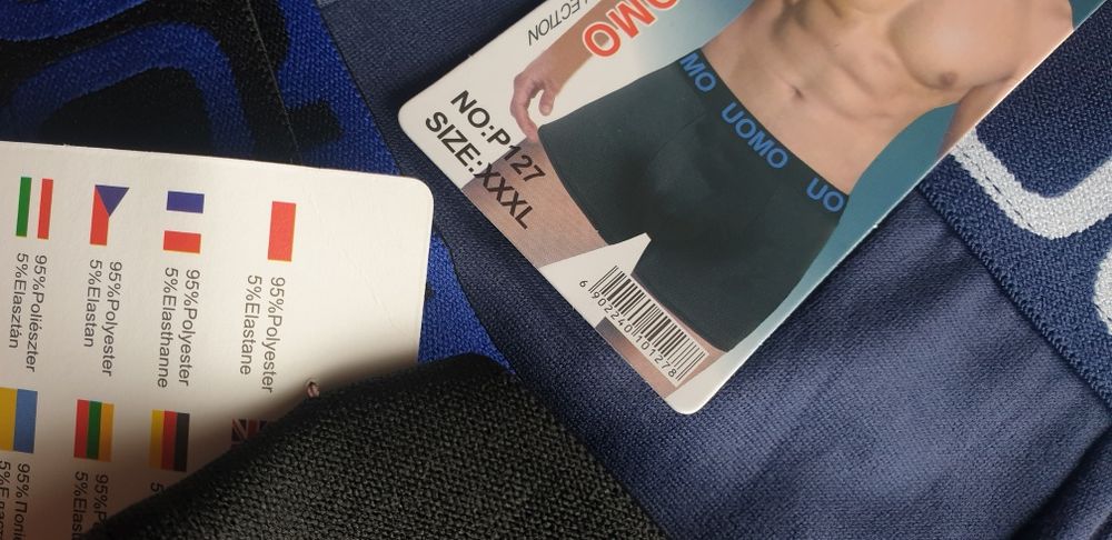 4×bokserki męskie 3XL